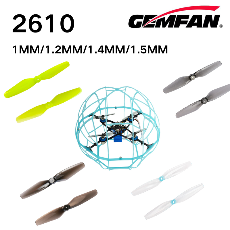 Drone Battery Adapter - 2610 Props Gemfan 2.6inch 2 Blades