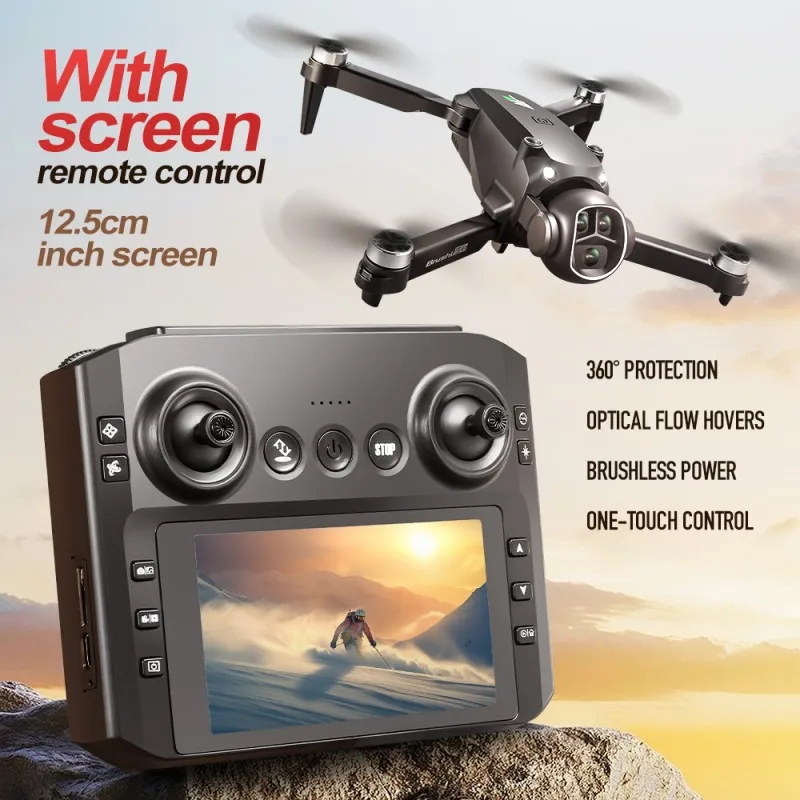 M7 GPS Drone 8K  Aerial HD Dua - Drone Controller Screen recension och pris