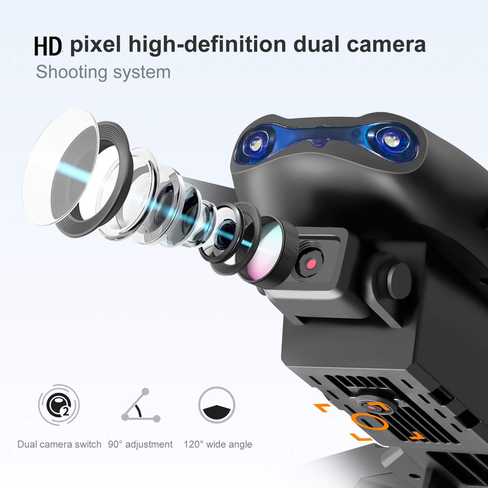 Brushless Motor Foldable Drone - Drone Battery Adapter recension och pris