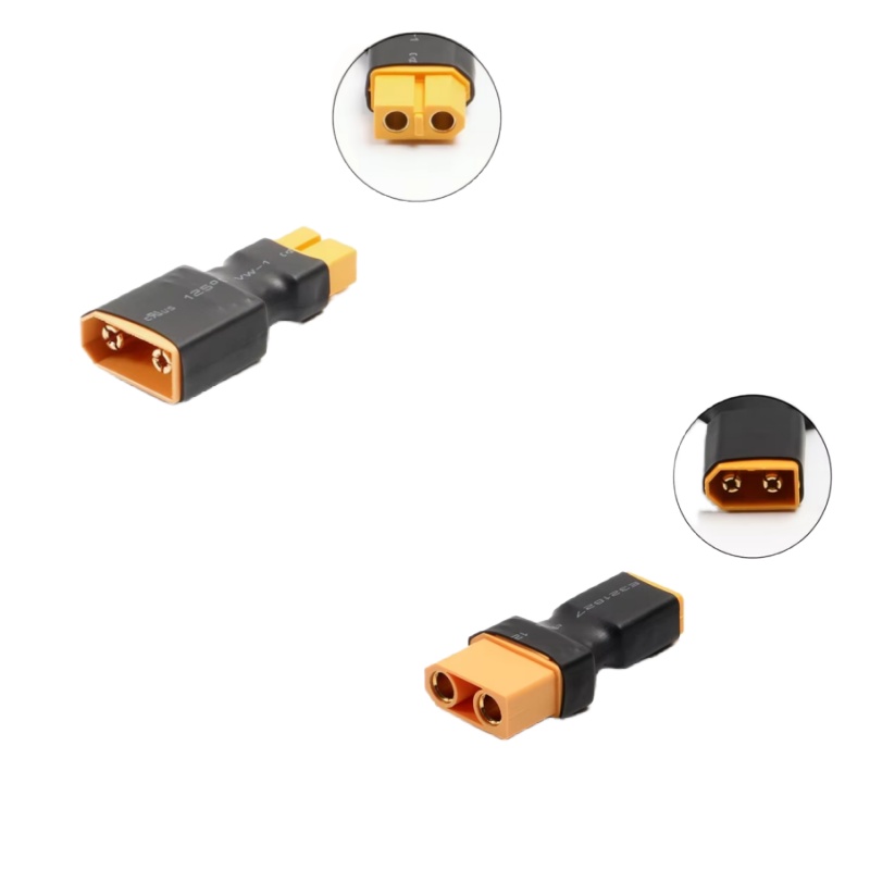 2PCS XT90 to XT60 Adapter Male - Drone Battery Adapter recension och pris