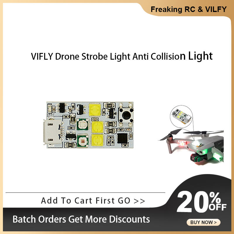 VIFLY Drone Strobe Light Anti  - Drone Strobe Light recension och pris